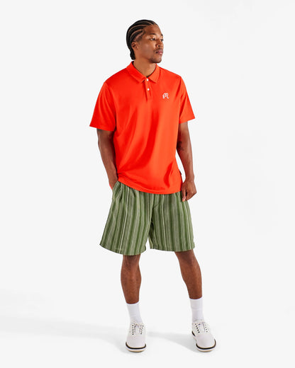 Malbon Arena Short - Chive Stripe