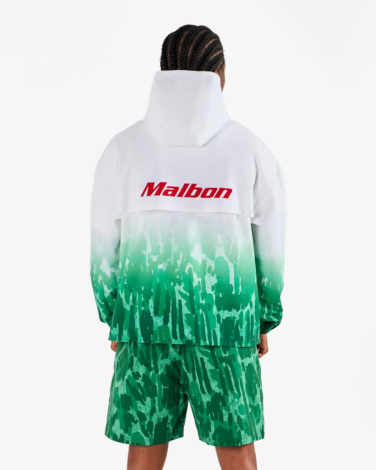 Malbon Mesh Basket Pocket Short - Divot Camo Jungle