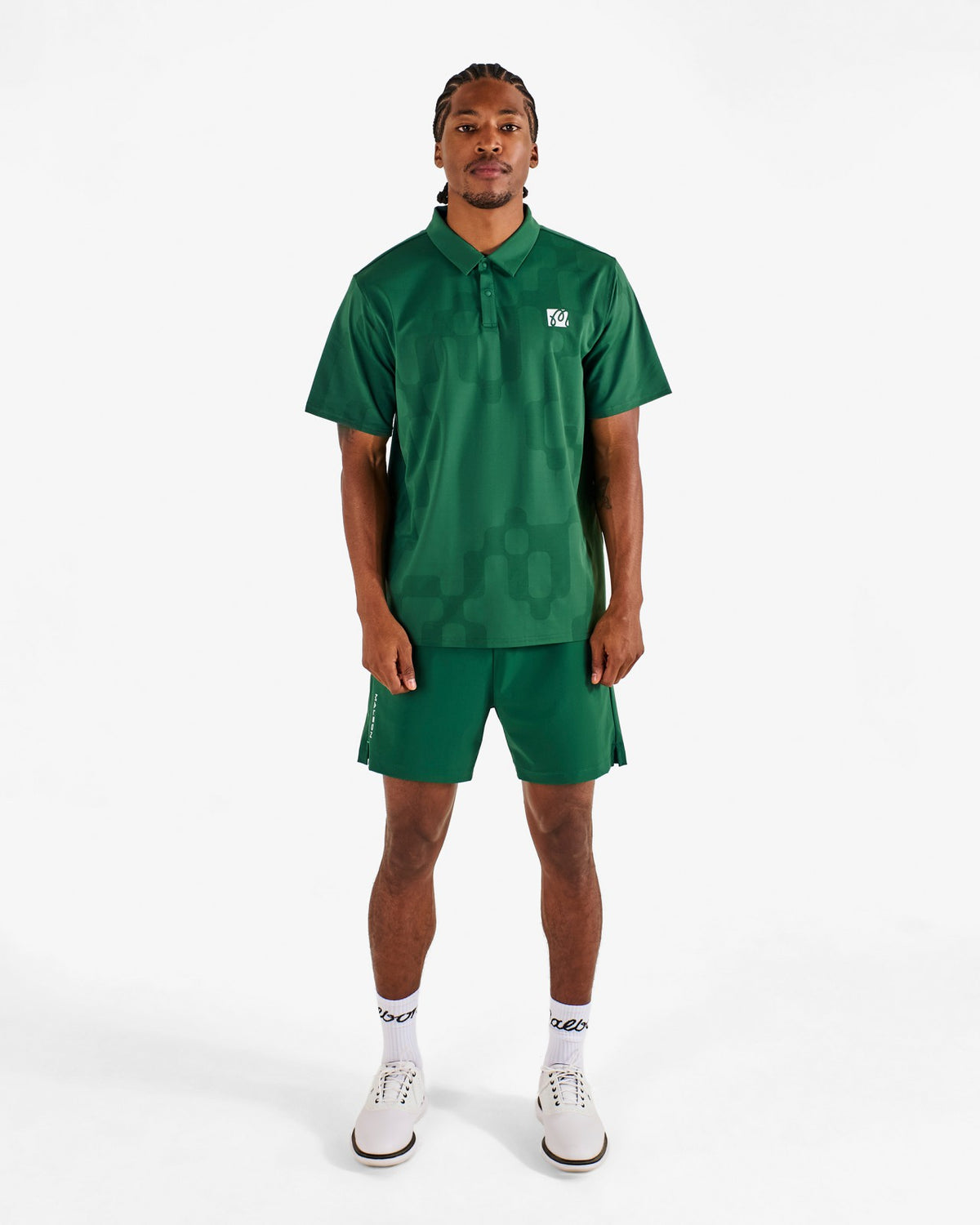 Malbon Performance Poly Tech Short - Eden