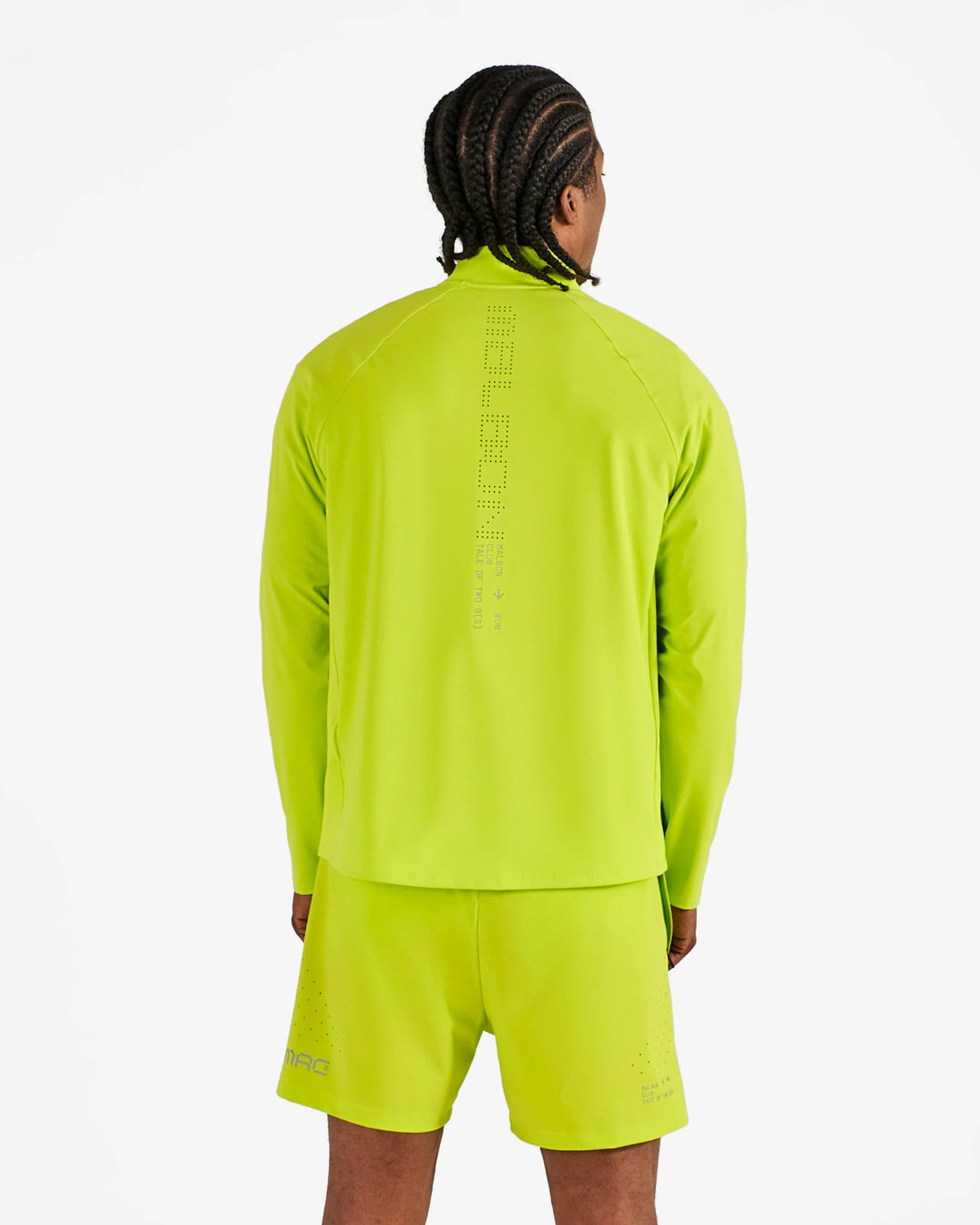 Malbon Mrc Tech Short - Green Acid