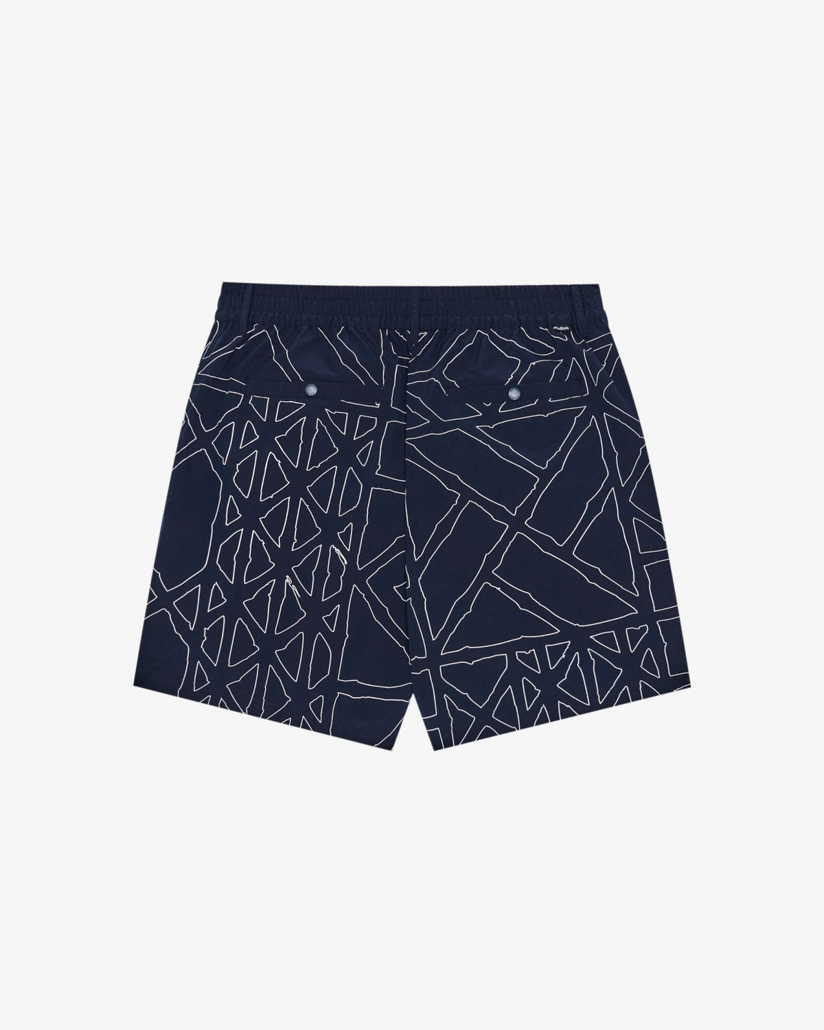 Malbon Mesh Basket Pocket Short - Midnight
