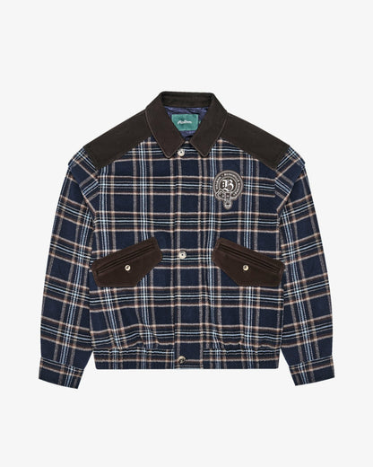 Malbon Bushmills Jacket - Blue Plaid
