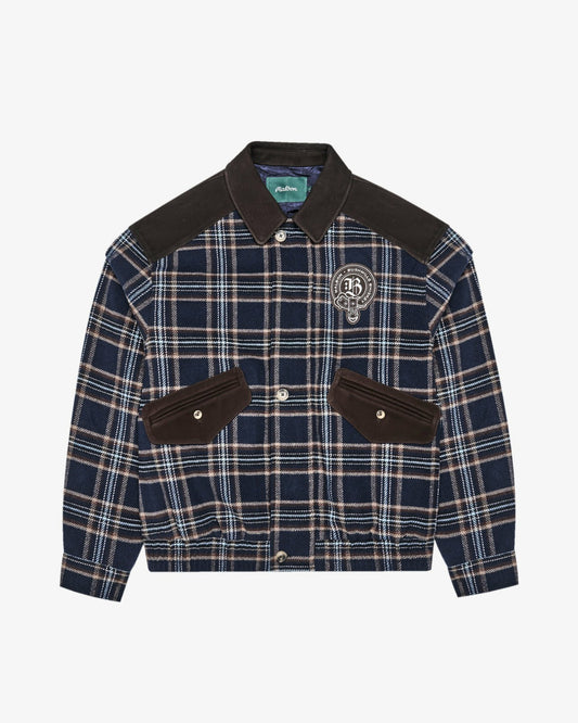 Malbon Bushmills Jacket - Blue Plaid