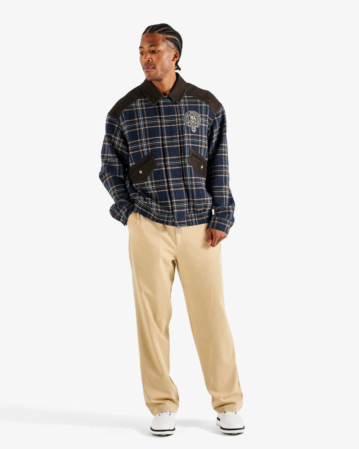 Malbon Bushmills Jacket - Blue Plaid