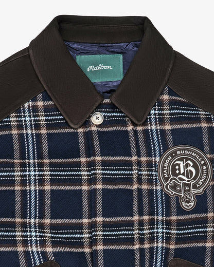 Malbon Bushmills Jacket - Blue Plaid