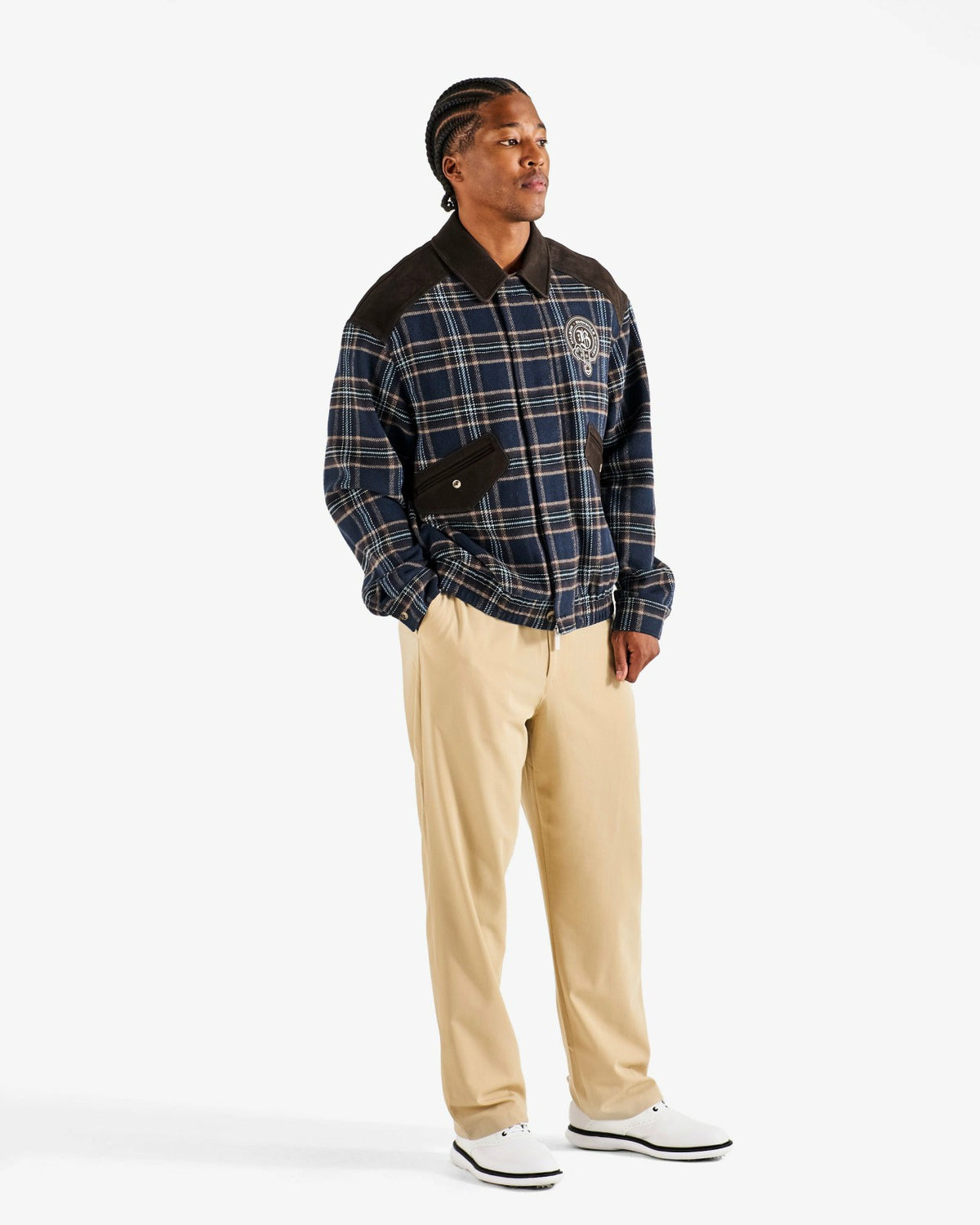 Malbon Bushmills Jacket - Blue Plaid