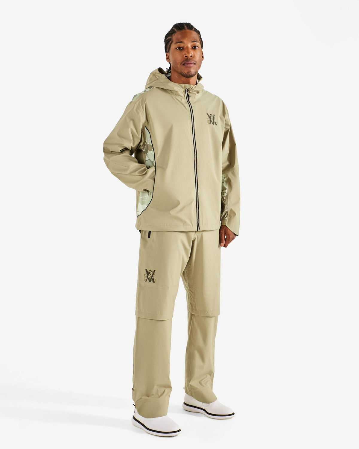 Malbon Arsham Cloudburst Rain Jacket - Dune