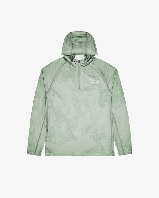Malbon Golf And Tackle Sunshirt - Steel Ripple