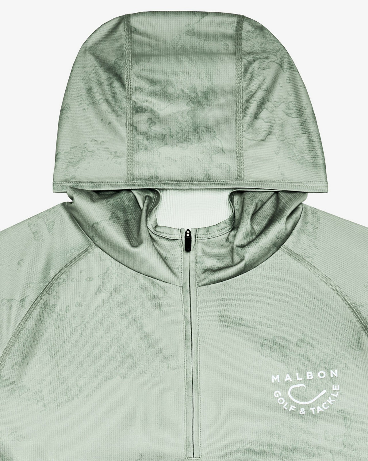 Malbon Golf And Tackle Sunshirt - Steel Ripple