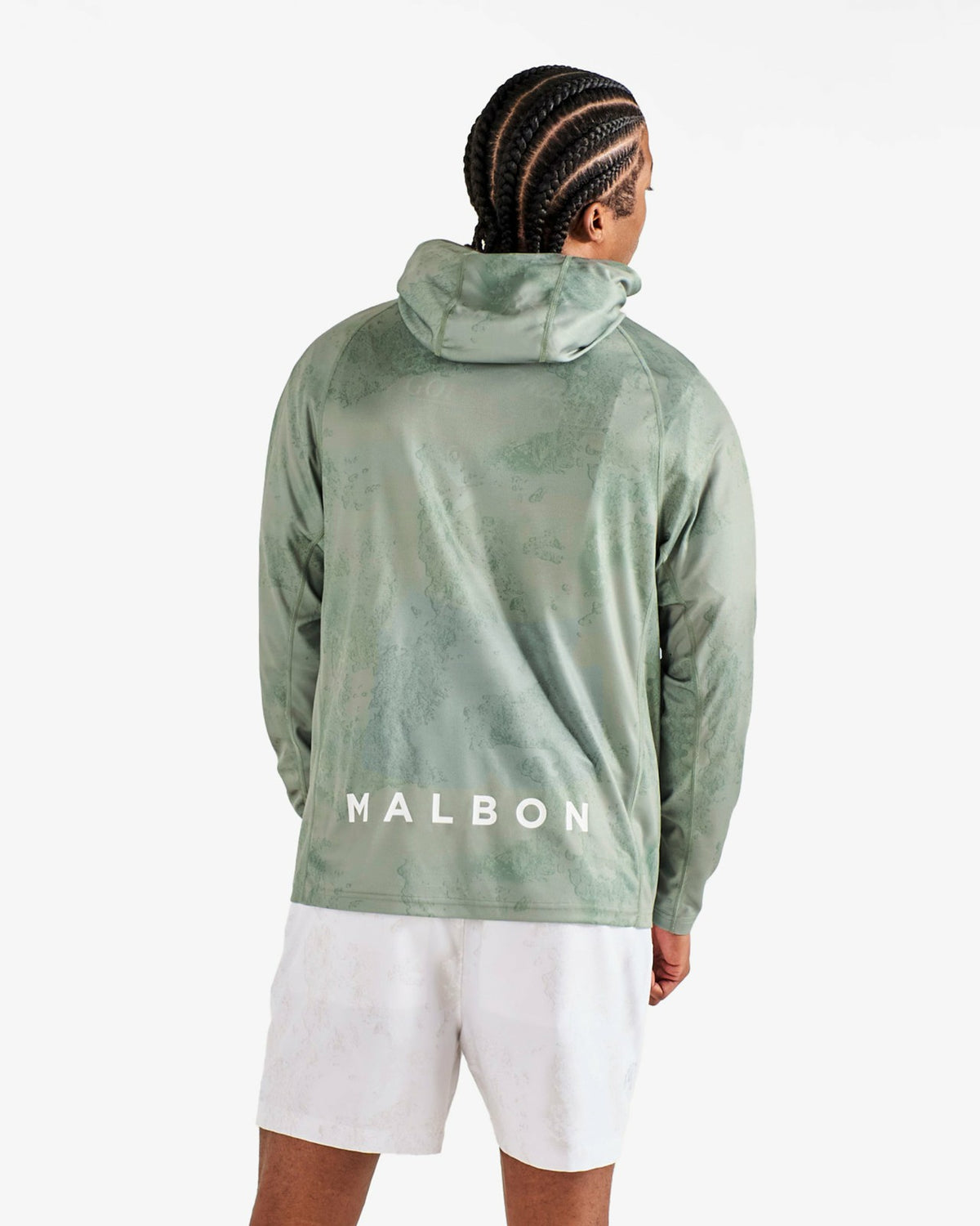 Malbon Golf And Tackle Sunshirt - Steel Ripple