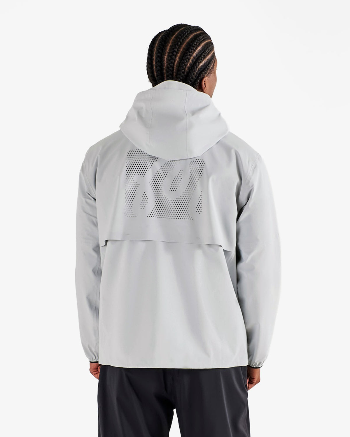 Malbon Studio Seoul 3-Layer Tech Mens Jacket - Light Grey