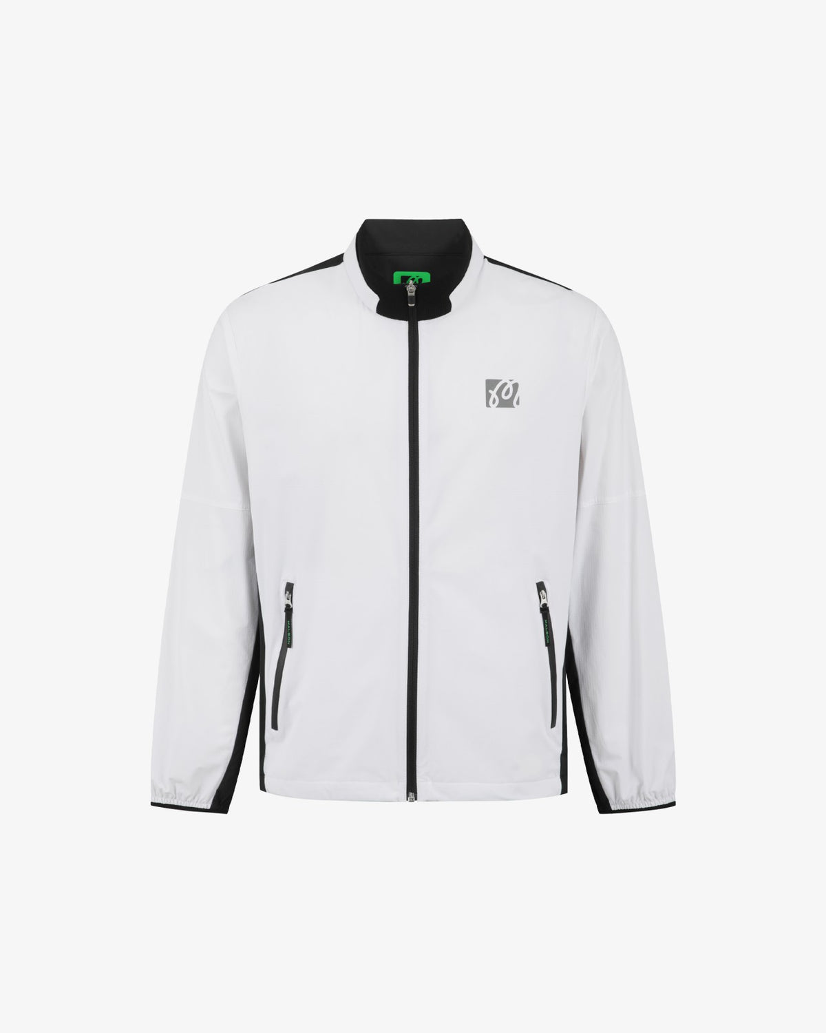 Malbon Studio Seoul Nylon Full Zip Jacket - White