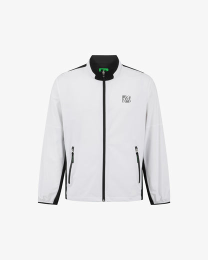 Malbon Studio Seoul Nylon Full Zip Jacket - White