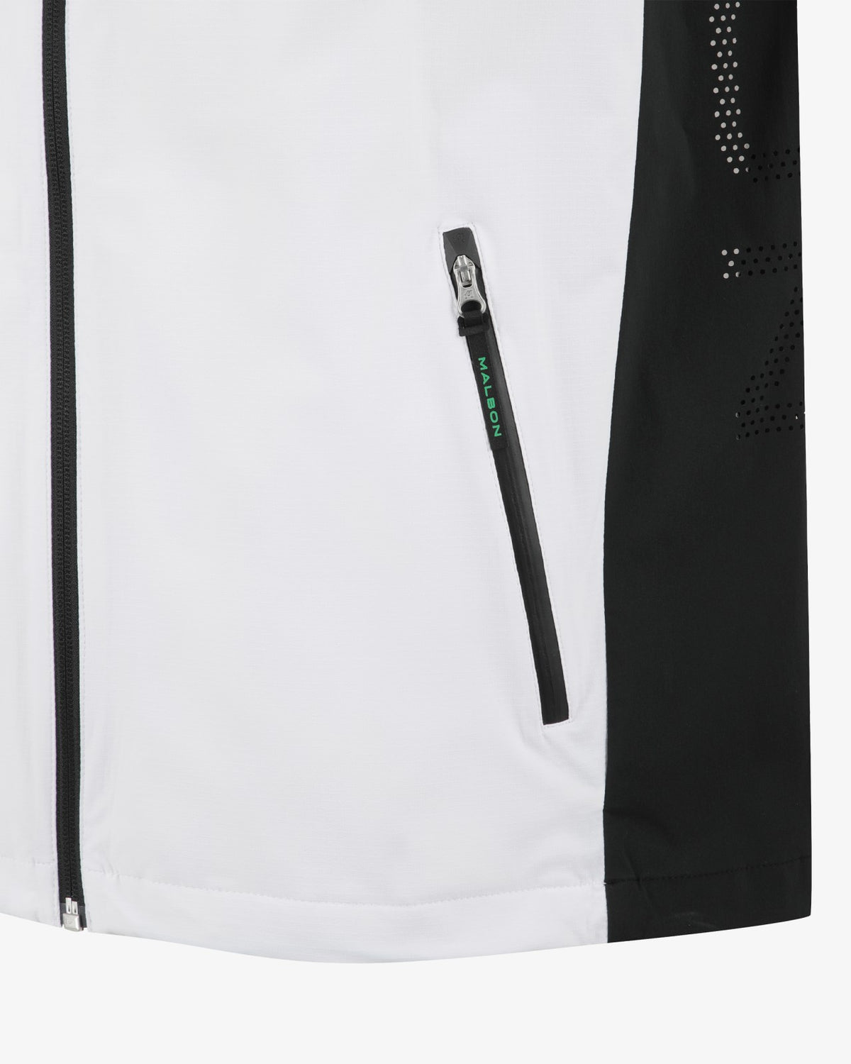 Malbon Studio Seoul Nylon Full Zip Jacket - White