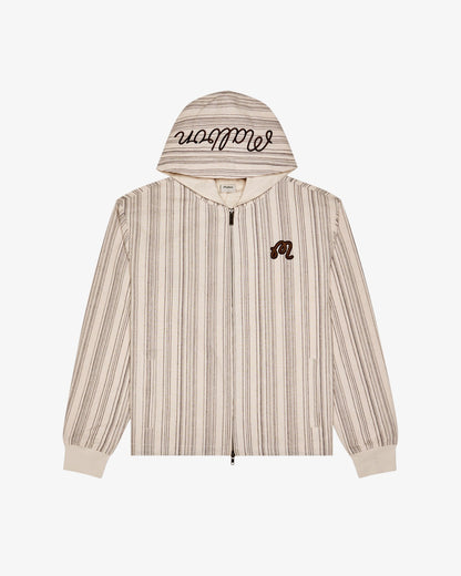 Malbon Arena Jacket - Cream Stripe