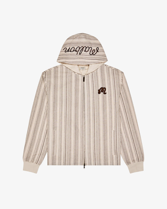 Malbon Arena Jacket - Cream Stripe