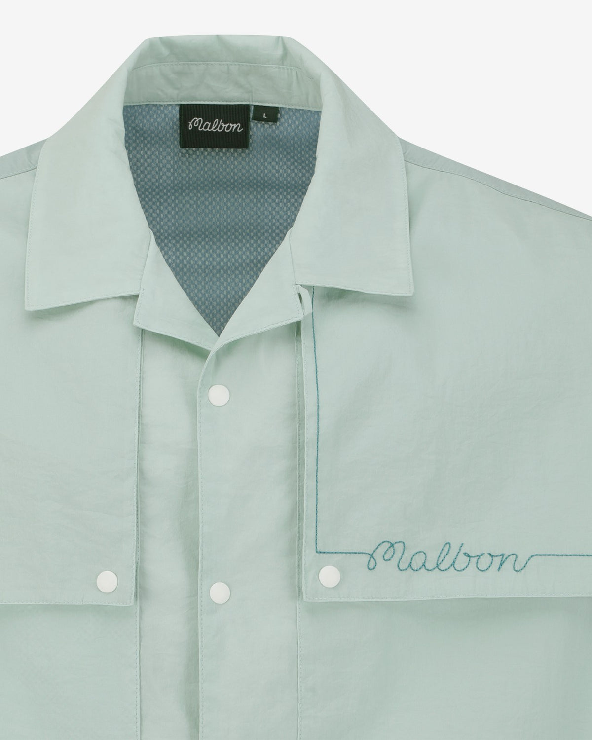 Malbon Studio Seoul Mesh Ventilation Collar Jacket - Pastel Blue