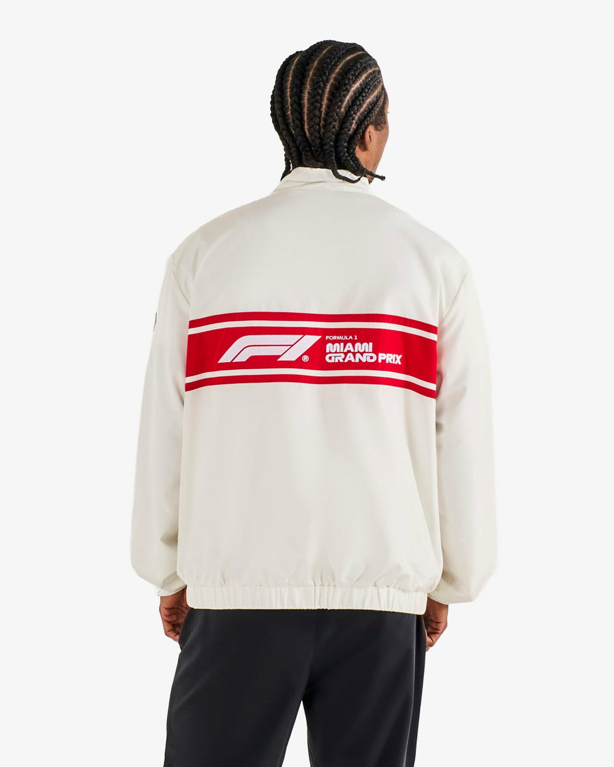 Malbon Trackline Jacket - White