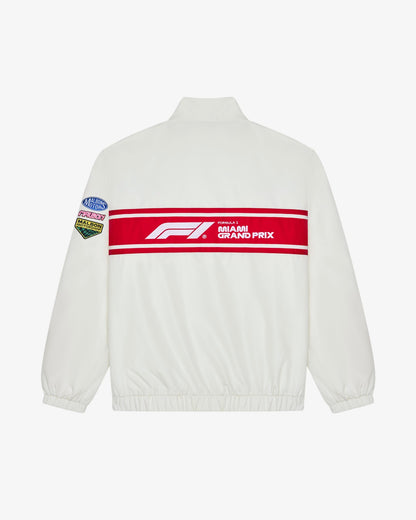 Malbon Trackline Jacket - White