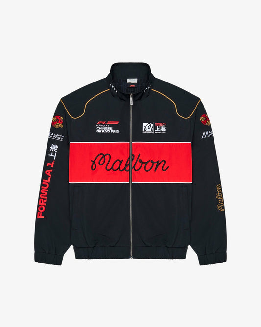 Malbon Gridlock Racing Jacket - Black