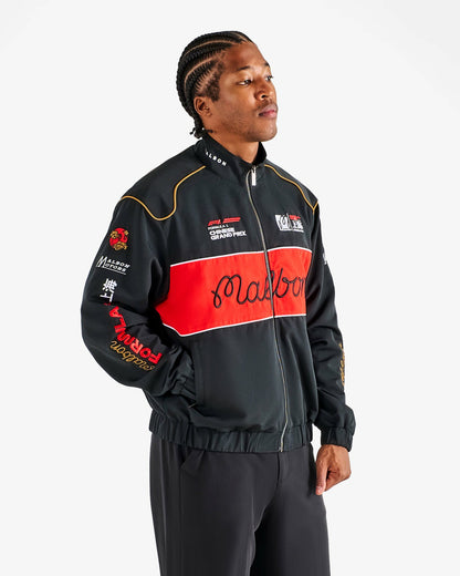 Malbon Gridlock Racing Jacket - Black