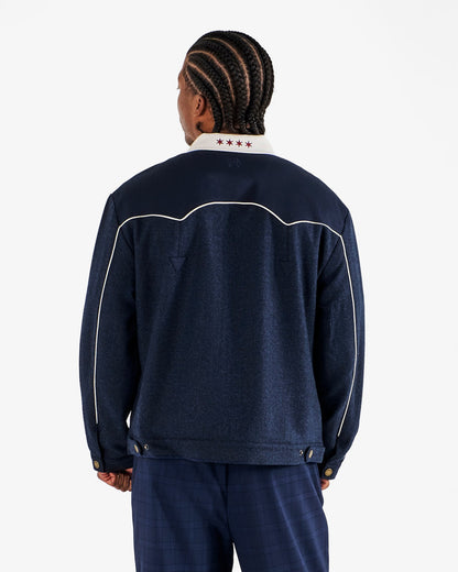 Malbon Bettinardi Western Jacket - Maritime Blue