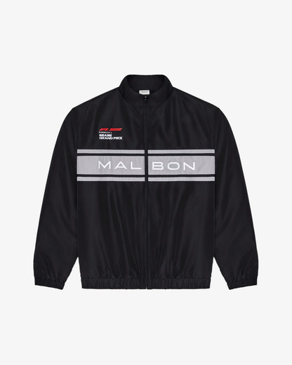 Malbon Trackline Jacket - Black Beauty