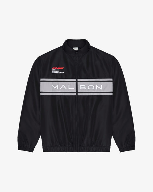 Malbon Trackline Jacket - Black Beauty