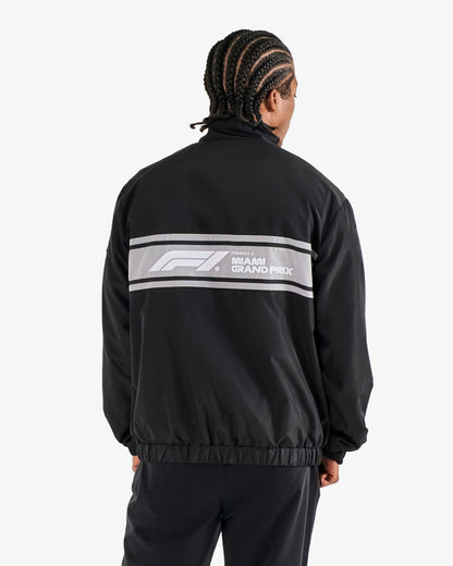 Malbon Trackline Jacket - Black Beauty