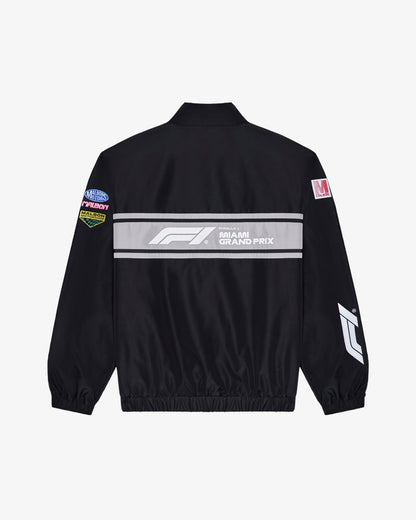 Malbon Trackline Jacket - Black Beauty