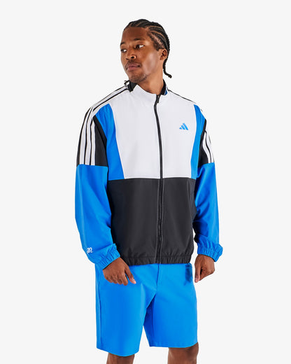 Malbon Adidas Beyond Twistweave Full-Zip Windbreaker - Black