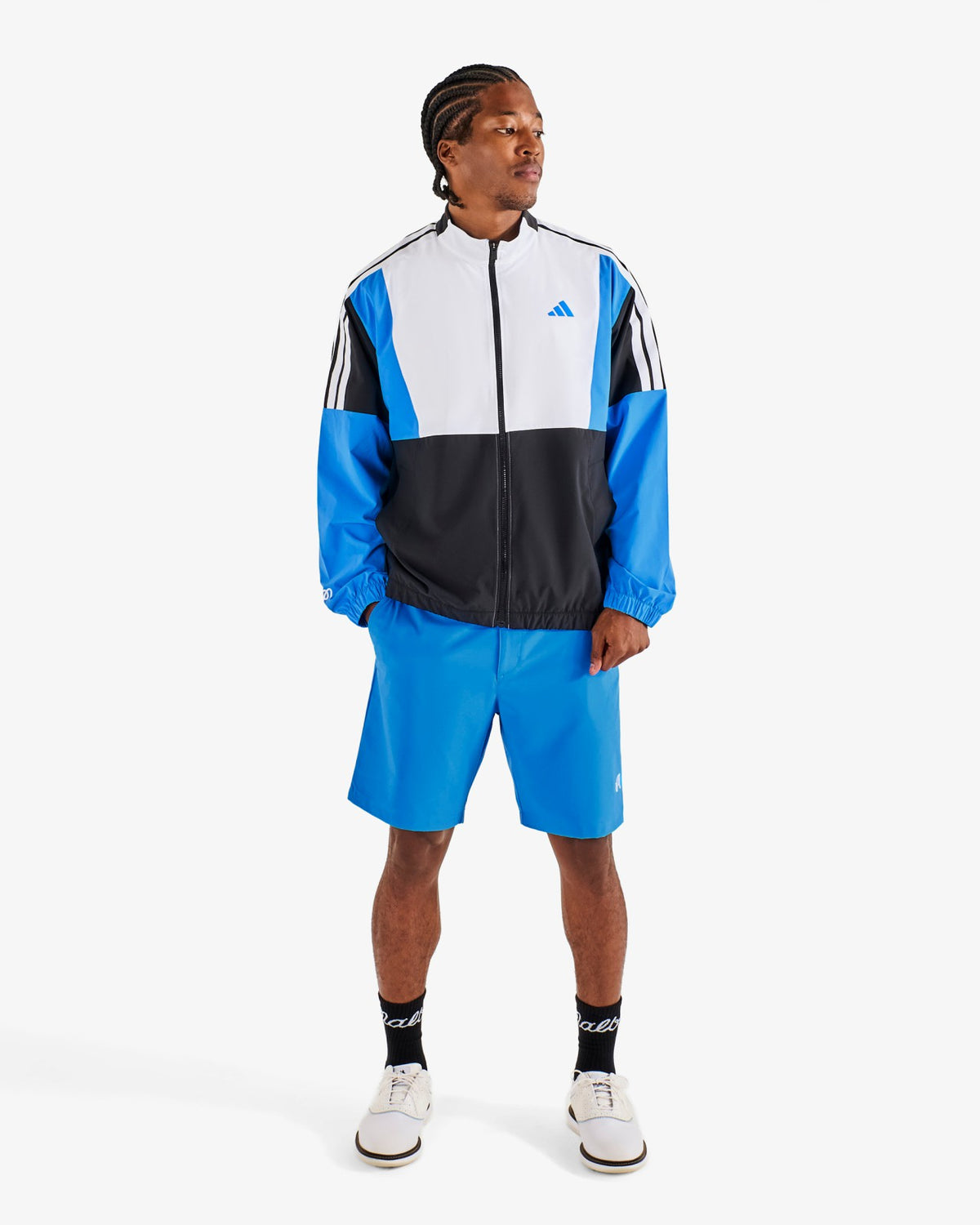 Malbon Adidas Beyond Twistweave Full-Zip Windbreaker - Black