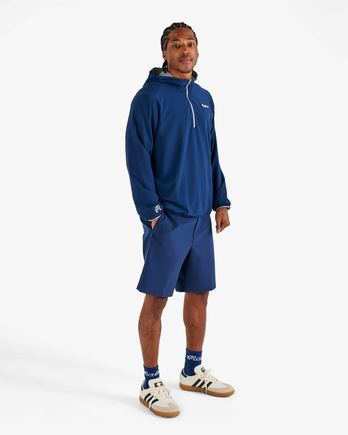 Malbon Adidas Ultimate 365 Anorak Jacket - Collegiate Navy/Grey Three