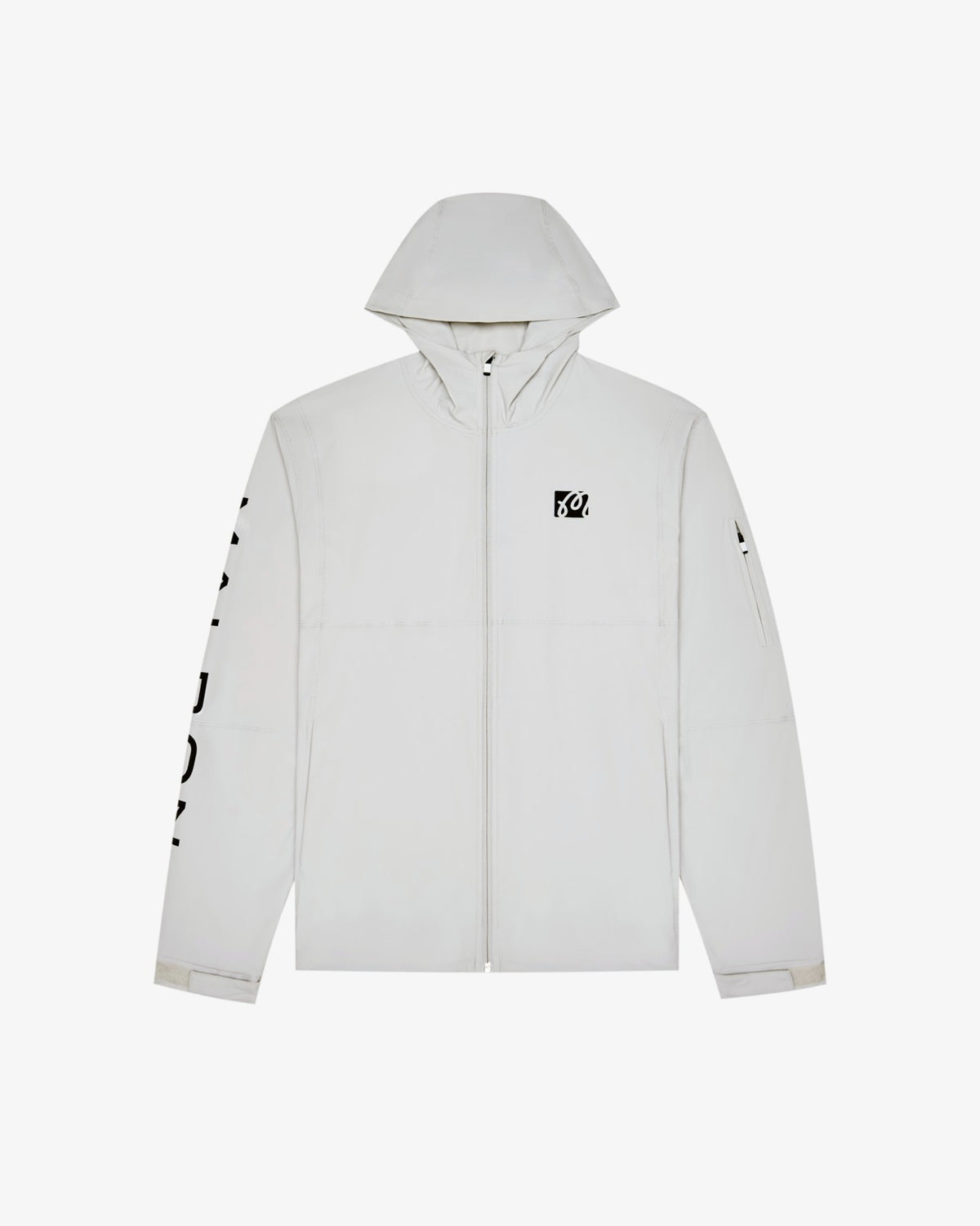 Malbon Performance Full Zip Shell Jacket - Silver
