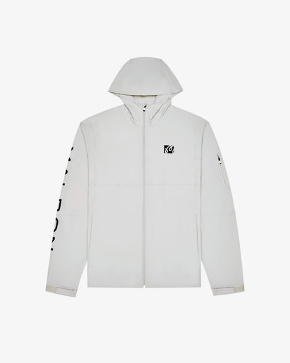 Malbon Performance Full Zip Shell Jacket - Silver