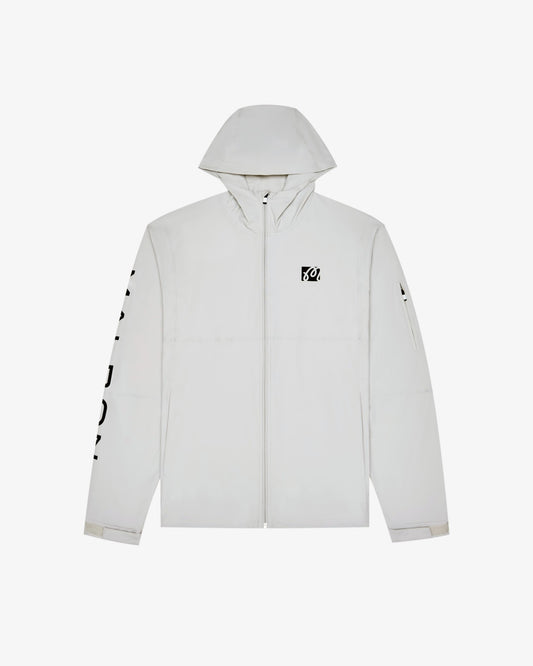 Malbon Performance Full Zip Shell Jacket - Silver