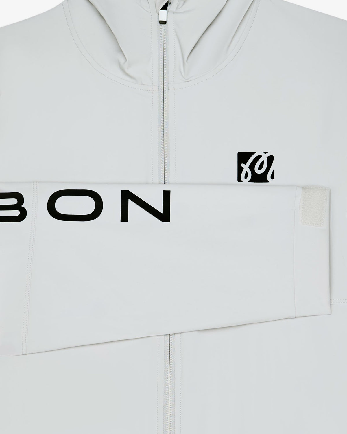 Malbon Performance Full Zip Shell Jacket - Silver