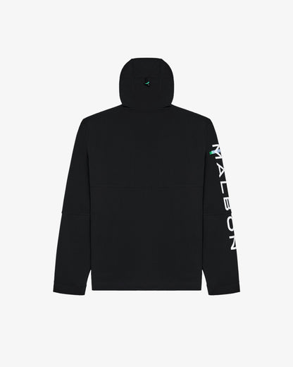 Malbon Performance Full Zip Shell Jacket - Black