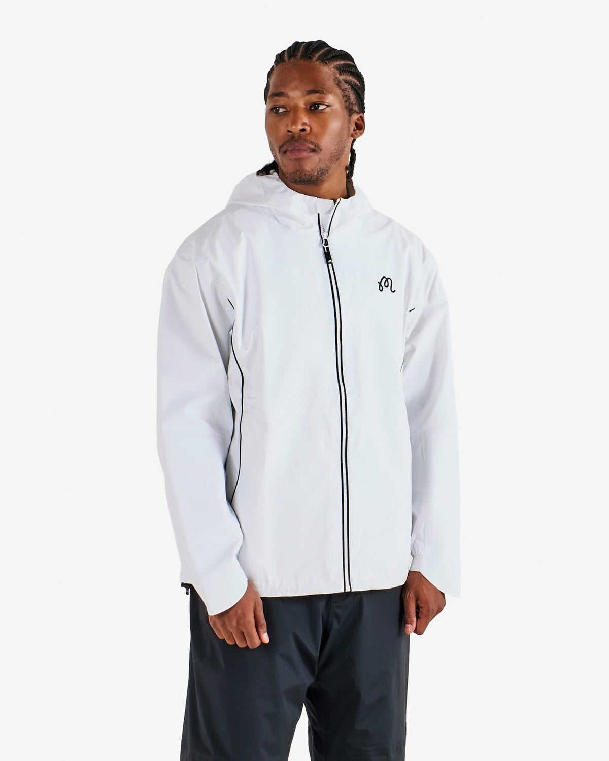 Malbon Cloudburst Rain Jacket - White