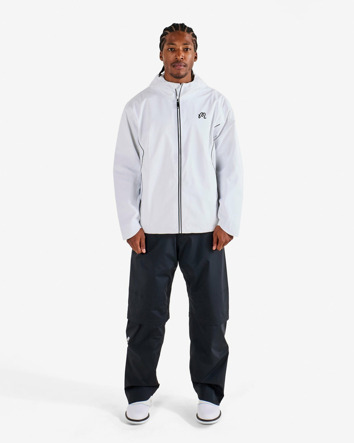 Malbon Cloudburst Rain Jacket - White