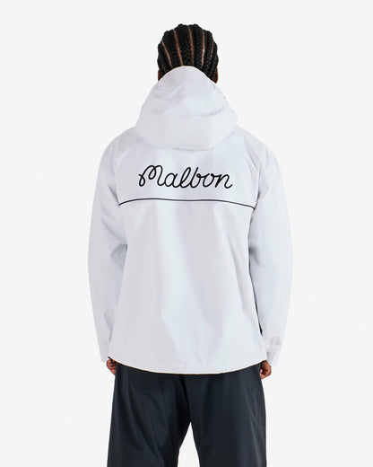 Malbon Cloudburst Rain Jacket - White