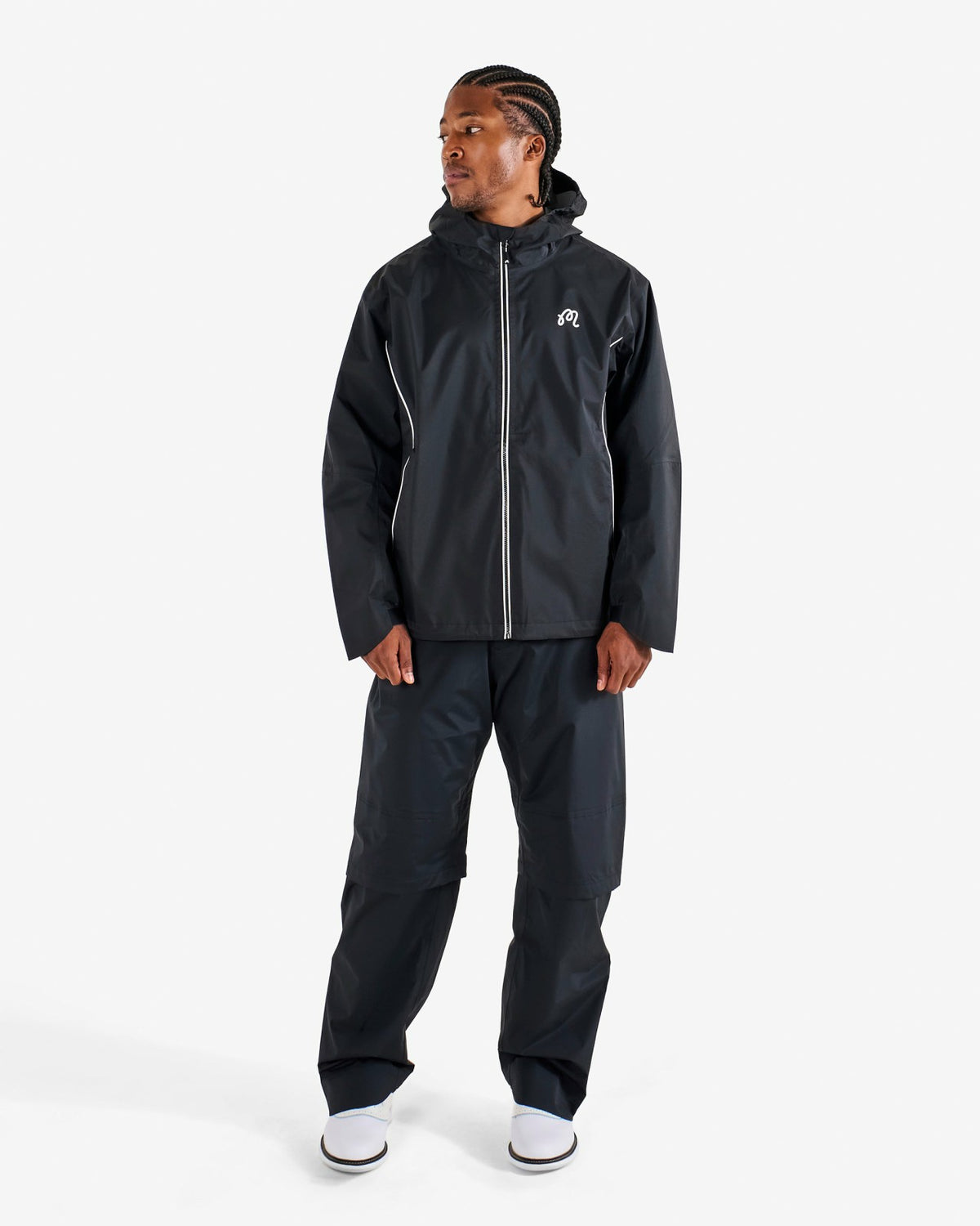 Malbon Cloudburst Rain Jacket - Black
