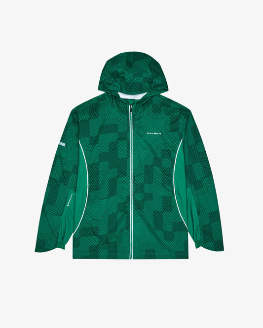 Malbon Performance Full Zip Rain Jacket - Eden