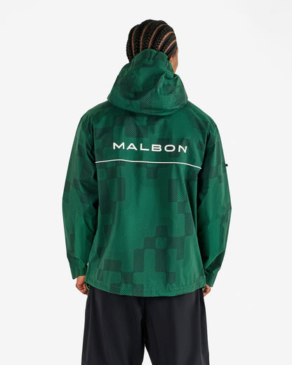 Malbon Performance Full Zip Rain Jacket - Eden