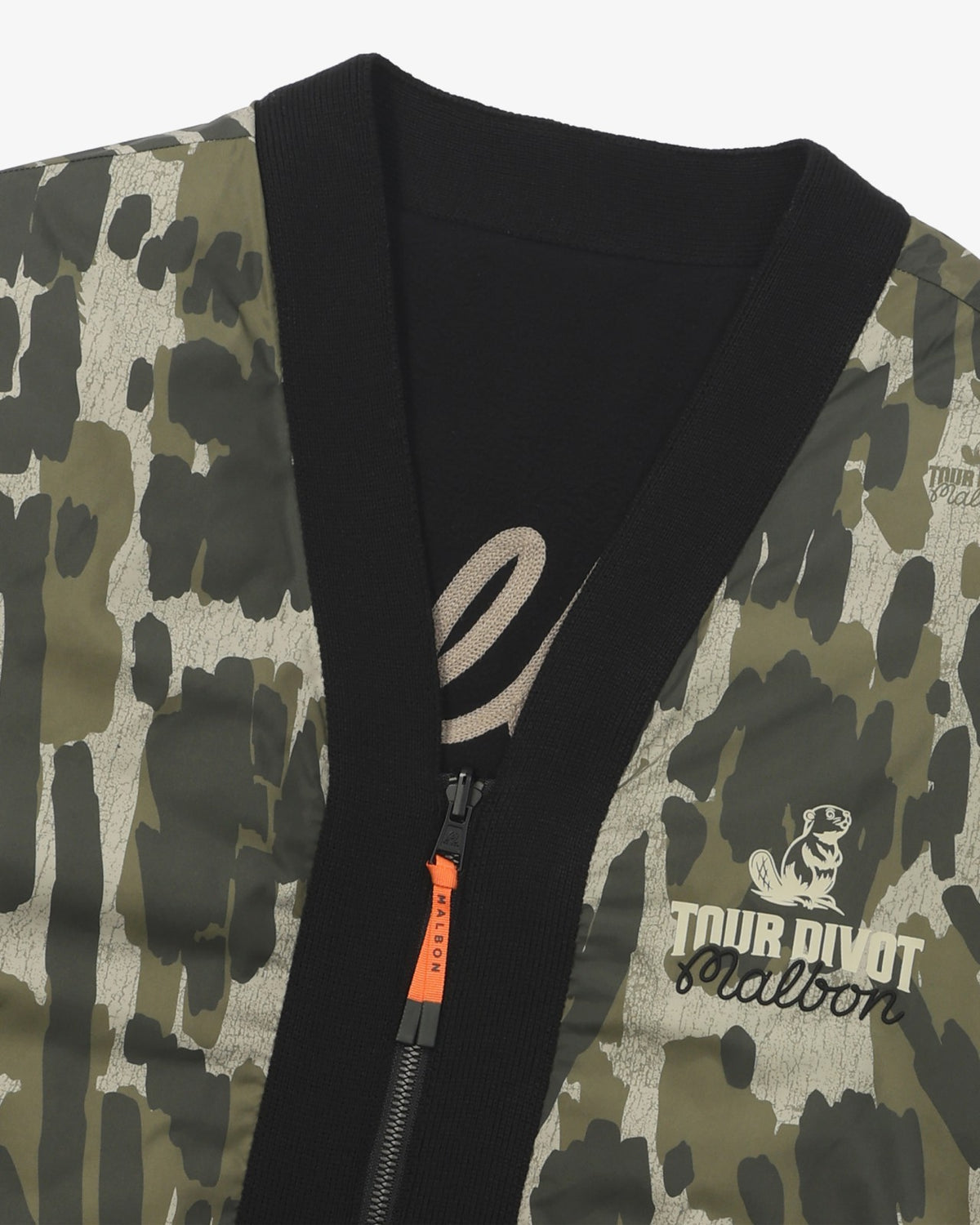 Malbon Studio Seoul Tour Divot Reversible Padded Jacket - Camo
