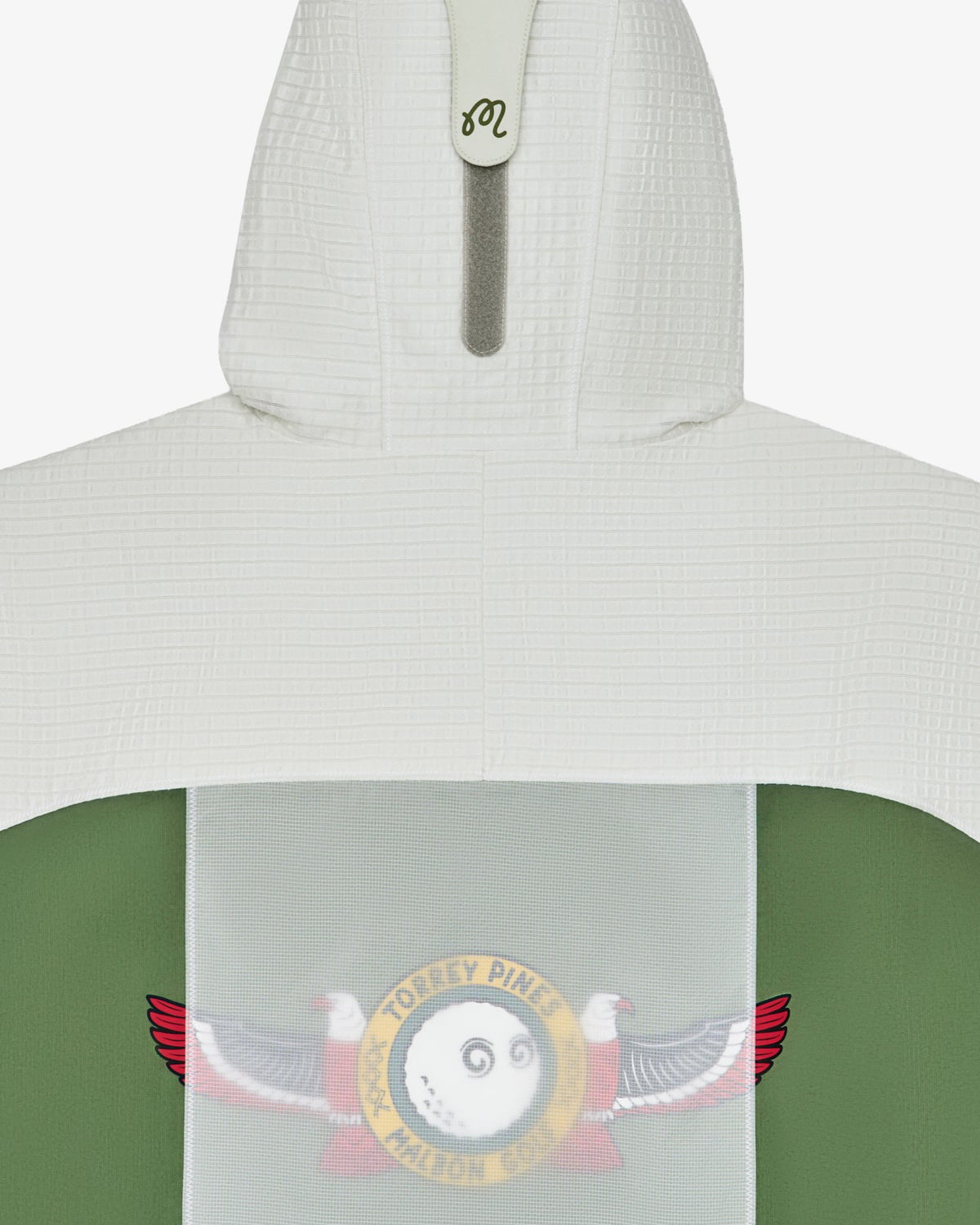 Malbon Torrey Pines Rain Jacket - Silver Green / Moss
