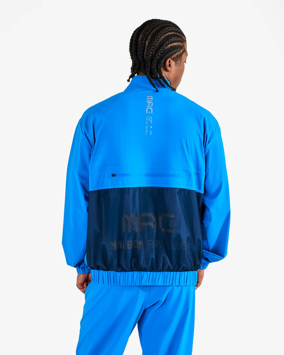 Malbon Mrc Full Zip Jacket - Directoire Blue