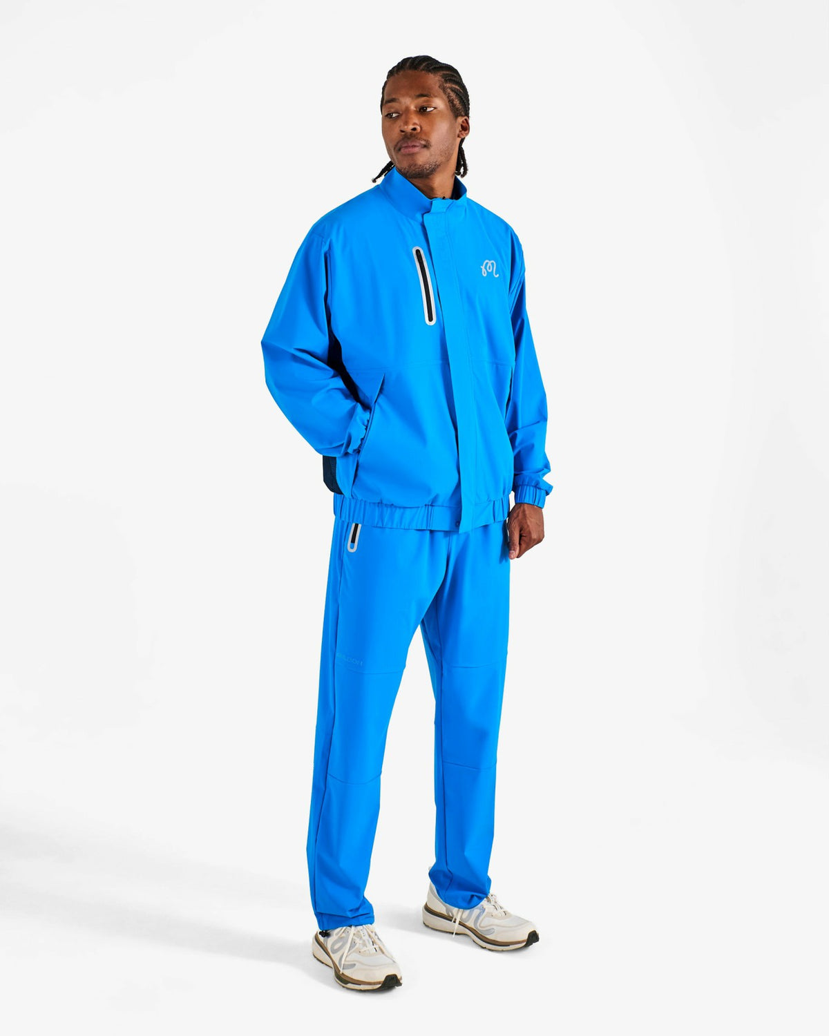 Malbon Mrc Full Zip Jacket - Directoire Blue