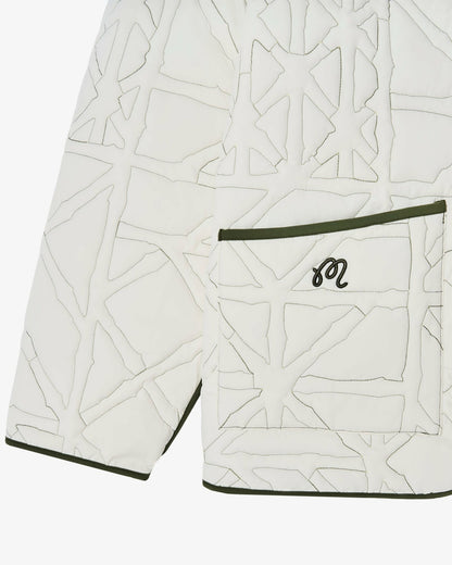 Malbon Guarapo Reversible Jacket - Olivine / Cream