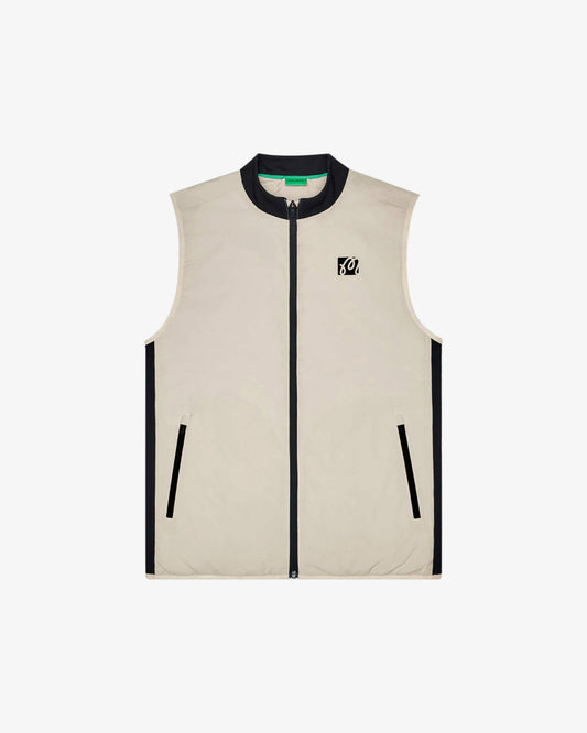 Malbon Performance Ribbed Panel Vest - Tan